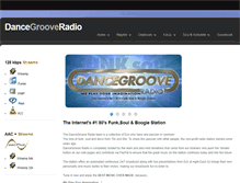 Tablet Screenshot of dancegrooveradio.com